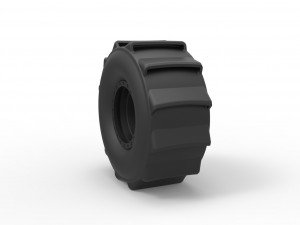 Wheel for mud drag racing 3Dプリントモデル