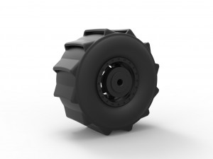 Wheel for mud drag racing 3Dプリントモデル