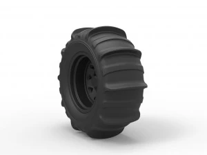 Wheel for sand 3D Print Model