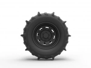 Wheel for sand 3D Print Model