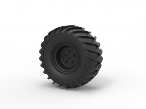 Wheel for snow 3D 打印模型