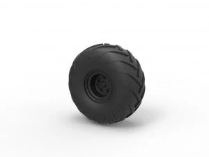 Wheel from argo 3D Print Model