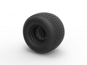 Wheel from batpod Modèles 3D en vedette
