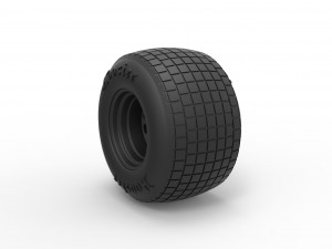 Wheel from batpod 3D 打印模型