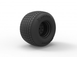 Wheel from batpod 3D 打印模型