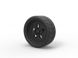 Wheel from hoonicorn rtr 3D Print Model