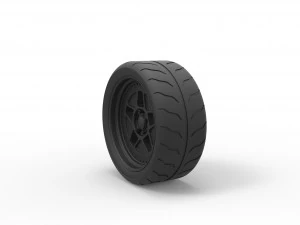 Wheel from hoonicorn rtr 3D Print Model