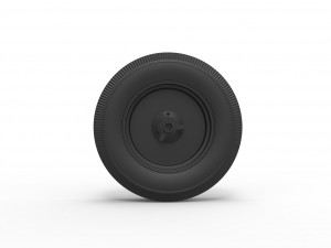 Wheel from old school formula one 3Dプリントモデル