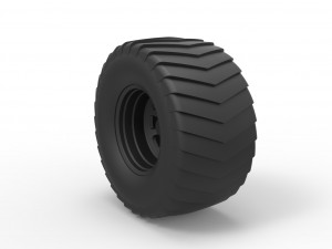 Wheel from pulling truck 3D Принт Модель