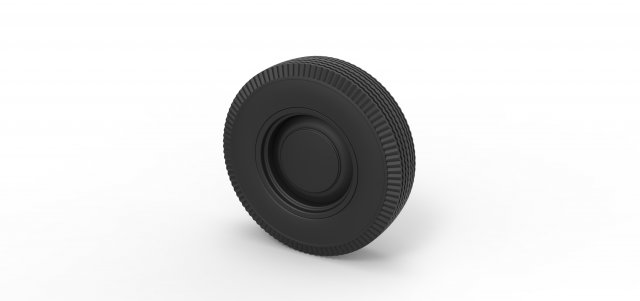 Wheel from retro car 3D-printmodel .c4d .max .obj .3ds .fbx .stl .blend 