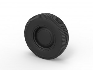 Wheel from retro car Model do druku 3D