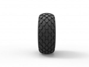 Wheel from roller-compactor 3D 프린트 모델