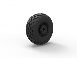Wheel from roller-compactor 3D 프린트 모델