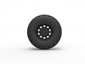 Wheel from roller-compactor 3D 프린트 모델