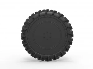 Wheel from swamp buggy 3D Print Model