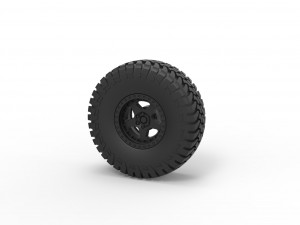 Wheel of trophy truck 3D प्रिंट मॉडल