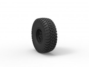 Wheel of trophy truck Modello di stampa 3D