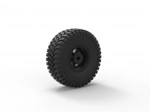 Wheel of trophy truck 3D Print Model