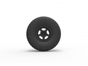 Wheel of trophy truck Modello di stampa 3D