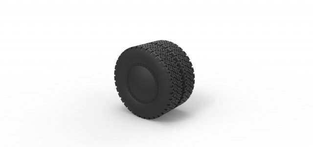 Double wheel 2 3D 打印模型 .c4d .max .obj .3ds .fbx .stl .blend 