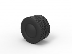 Double wheel 2 3D Print Model