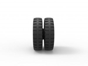 Double wheel 3 3D Print Model