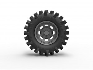 Offroad wheel 32 Modèles 3D en vedette