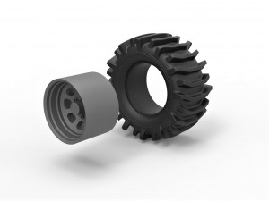 Offroad wheel 32 Modèles 3D en vedette