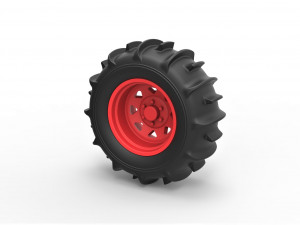 Rear wheel for dune buggy 3 3D Print Model