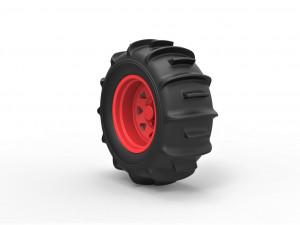Rear wheel for dune buggy 3 Model Cetak 3D