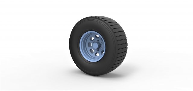 Offroad wheel 33 Modelo de Impressão 3D .c4d .max .obj .3ds .fbx .stl .blend 