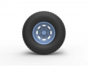 Offroad wheel 33 3D Print Model