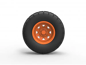 Rear wheel for dune buggy 5 3D Print Model