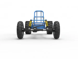 Chassi de dragster de lama Modelo 3D