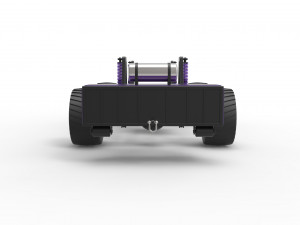Pulling truck chassis 3D मॉडल