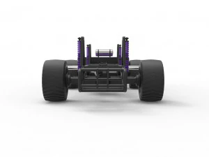 Pulling truck chassis 3D Model