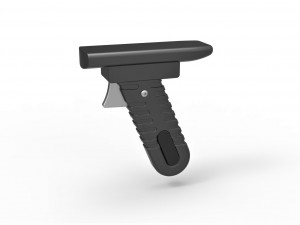 Handle for cosplay blaster pistol 3D-Druckmodell