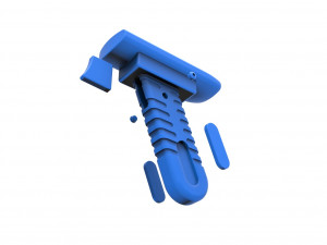 Handle for cosplay blaster pistol Modelo de impresión 3D
