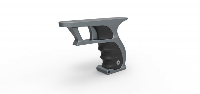 Handle for cosplay blaster pistol 2 3D 프린트 모델 .c4d .max .obj .3ds .fbx .stl .blend 