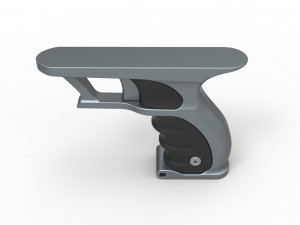 Handle for cosplay blaster pistol 2 3D 프린트 모델