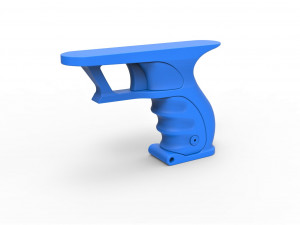 Handle for cosplay blaster pistol 2 3D 프린트 모델