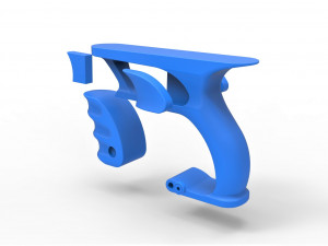 Handle for cosplay blaster pistol 2 3D 프린트 모델