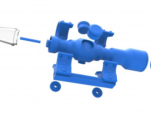 Scope for cosplay blaster 3D Print Model