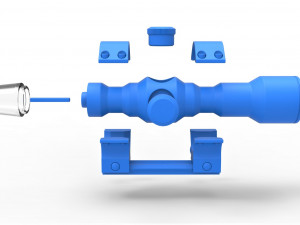 Scope for cosplay blaster 3D Print Model
