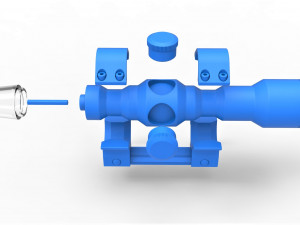 Scope for cosplay blaster 3D Print Model