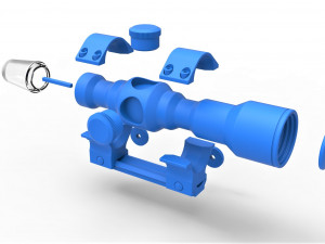 Scope for cosplay blaster 3D Print Model