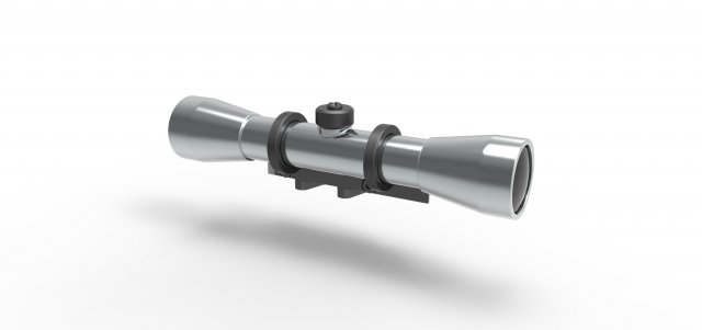Scope for cosplay blaster 3 3D Print Model .c4d .max .obj .3ds .fbx .stl .blend 