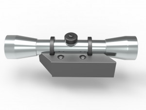 Scope for cosplay blaster 3 3D Print Model