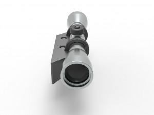 Scope for cosplay blaster 3 3D Print Model