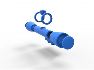 Scope for cosplay blaster 3 3D Print Model